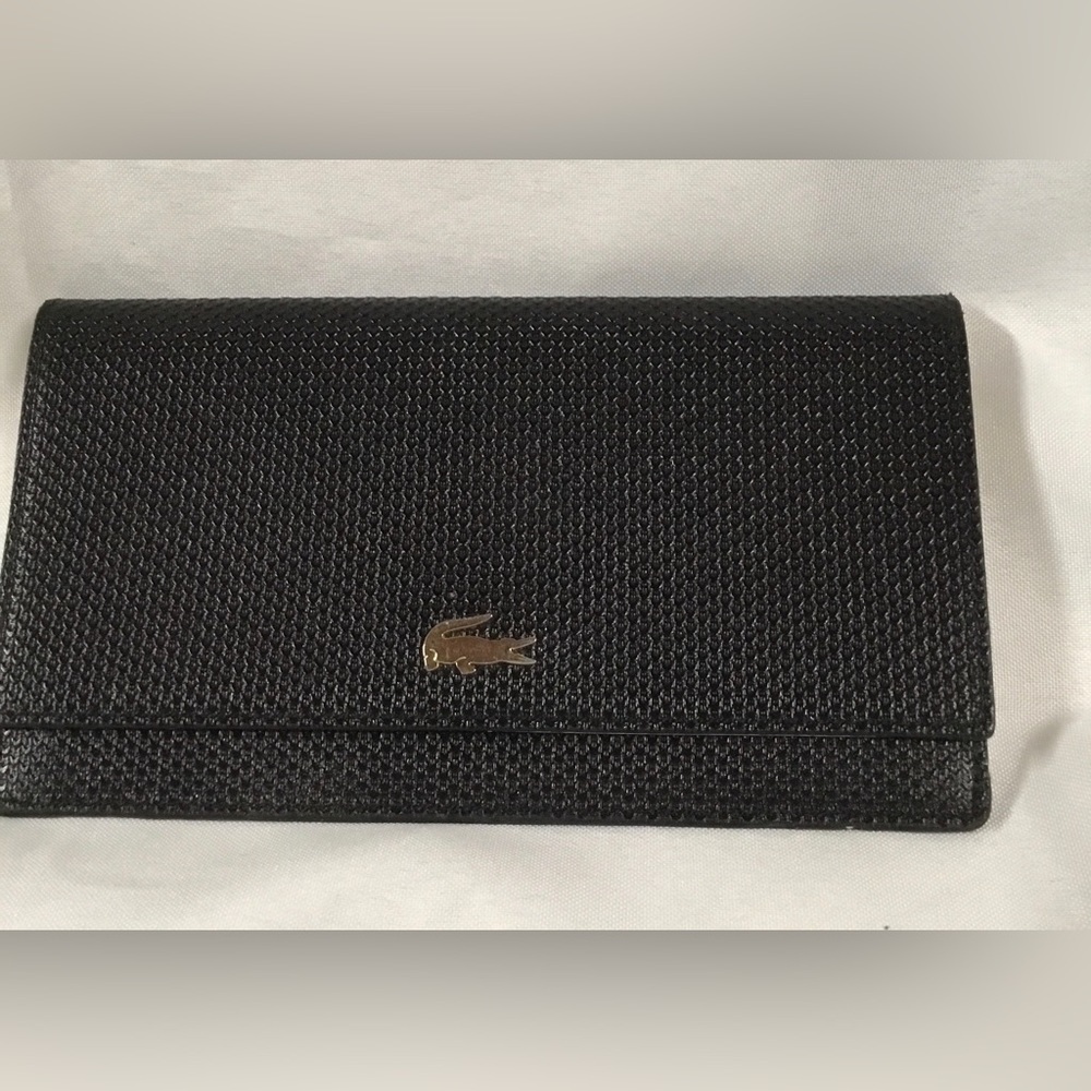 La Coste wallet. Black. New